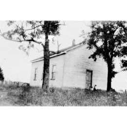 1838 - The first church building