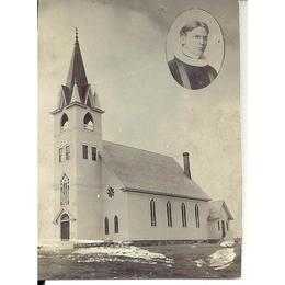 Trinity Lutheran Church postcard - photo courtesy of Joan Glennen
