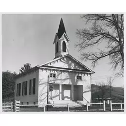 Baxter Presbyterian Church Dunmore Pocahontas County WV - photo courtesy of  West Virginia History OnView