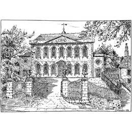 A picture of Rook Lane Chapel, Bath Street, FROME, Somerset, from an etching by Christopher Chapman