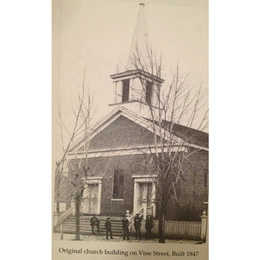 Original First Baptist Church located at 518 Vine Street (present day Turner Hall).