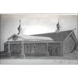 Our Parish - drawing by Tim Oliphant