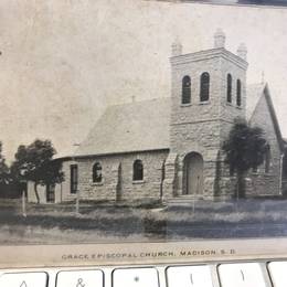 Circa 1900, Grace Episcopal Church, Madison, South Dakota, United States