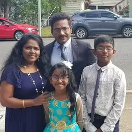 Pastor Emmanuvel Jhonly and family