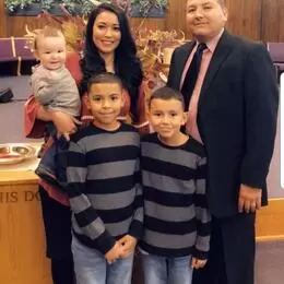 Pastor Junior Aguirre and family