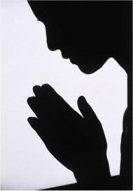 Prayer silhouette